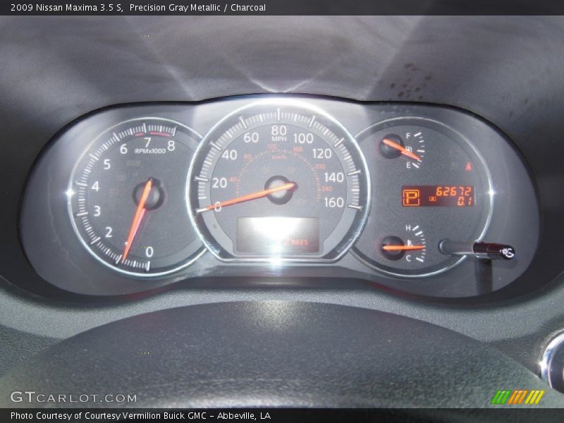 Precision Gray Metallic / Charcoal 2009 Nissan Maxima 3.5 S