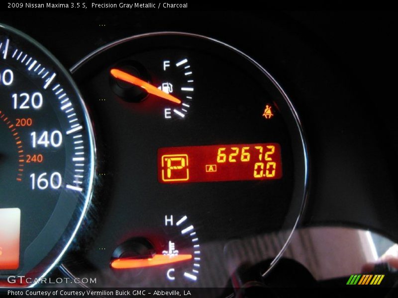 Precision Gray Metallic / Charcoal 2009 Nissan Maxima 3.5 S