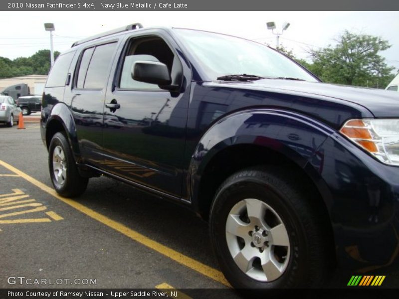 Navy Blue Metallic / Cafe Latte 2010 Nissan Pathfinder S 4x4