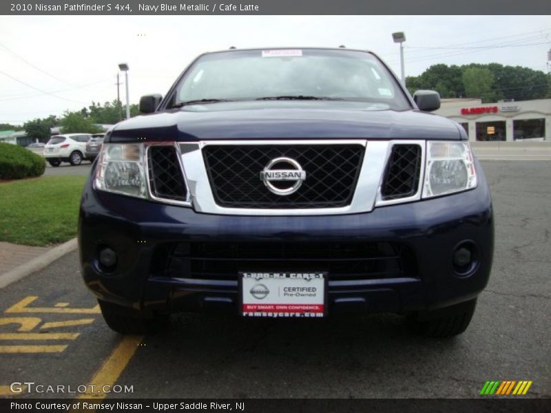 Navy Blue Metallic / Cafe Latte 2010 Nissan Pathfinder S 4x4