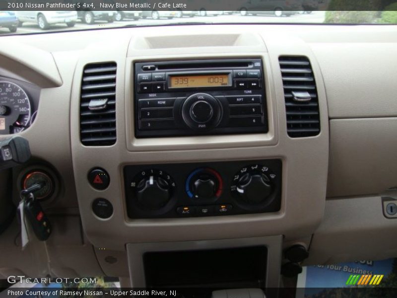 Navy Blue Metallic / Cafe Latte 2010 Nissan Pathfinder S 4x4