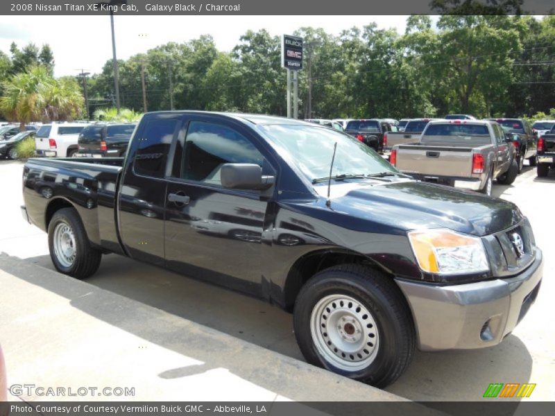 Galaxy Black / Charcoal 2008 Nissan Titan XE King Cab