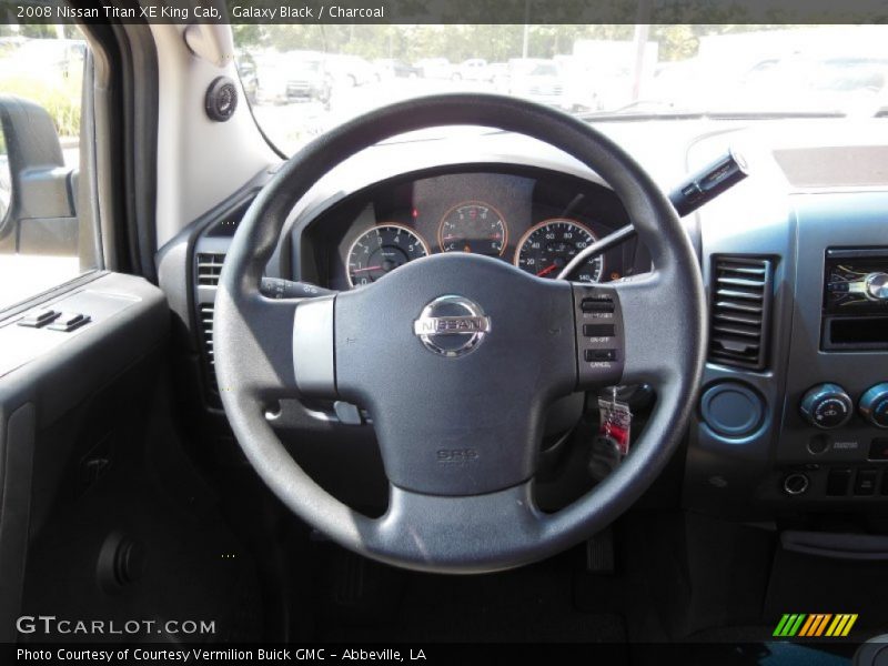 Galaxy Black / Charcoal 2008 Nissan Titan XE King Cab