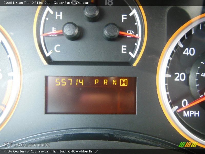 Galaxy Black / Charcoal 2008 Nissan Titan XE King Cab