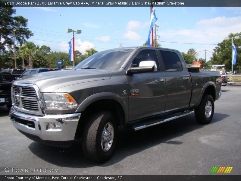 Mineral Gray Metallic / Dark Slate/Medium Graystone 2010 Dodge Ram 2500 Laramie Crew Cab 4x4