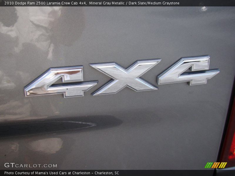 Mineral Gray Metallic / Dark Slate/Medium Graystone 2010 Dodge Ram 2500 Laramie Crew Cab 4x4