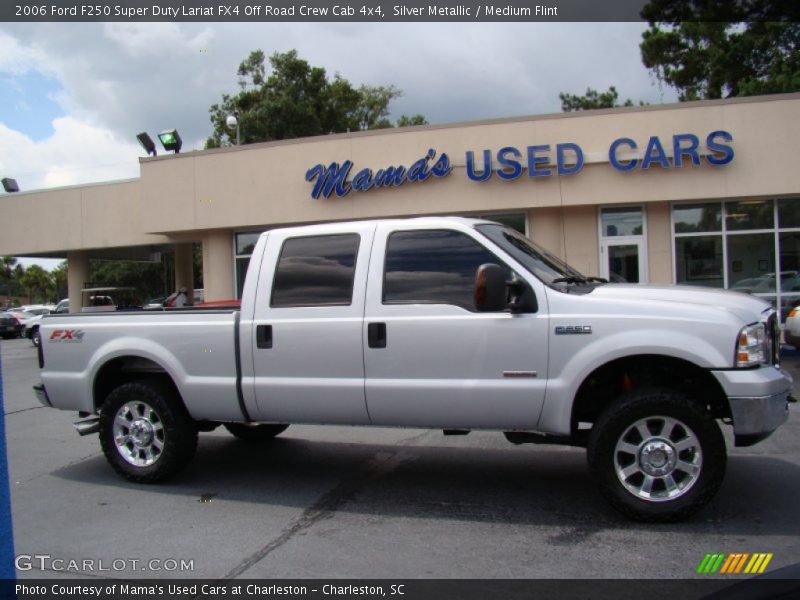 Silver Metallic / Medium Flint 2006 Ford F250 Super Duty Lariat FX4 Off Road Crew Cab 4x4