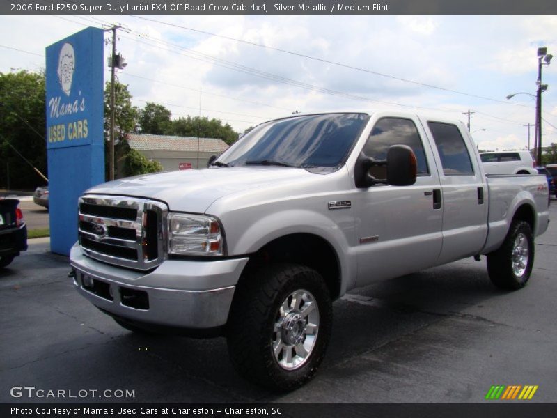 Silver Metallic / Medium Flint 2006 Ford F250 Super Duty Lariat FX4 Off Road Crew Cab 4x4