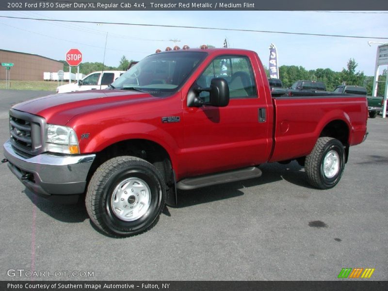  2002 F350 Super Duty XL Regular Cab 4x4 Toreador Red Metallic