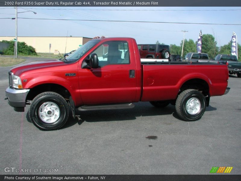  2002 F350 Super Duty XL Regular Cab 4x4 Toreador Red Metallic