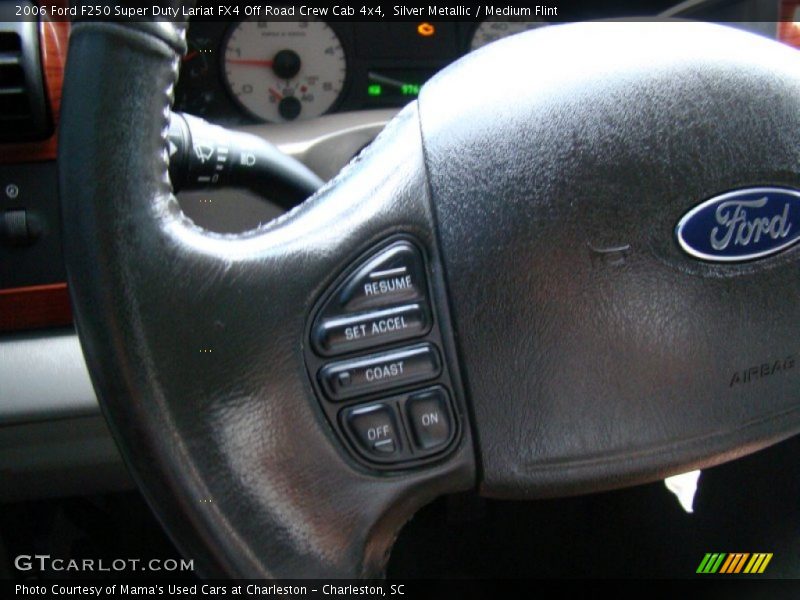 Controls of 2006 F250 Super Duty Lariat FX4 Off Road Crew Cab 4x4