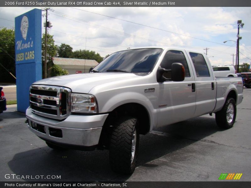 Silver Metallic / Medium Flint 2006 Ford F250 Super Duty Lariat FX4 Off Road Crew Cab 4x4
