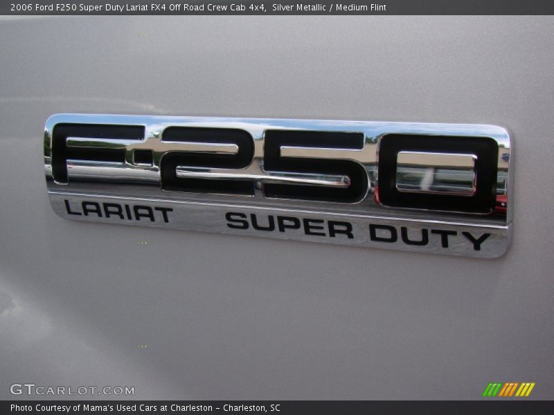 Silver Metallic / Medium Flint 2006 Ford F250 Super Duty Lariat FX4 Off Road Crew Cab 4x4