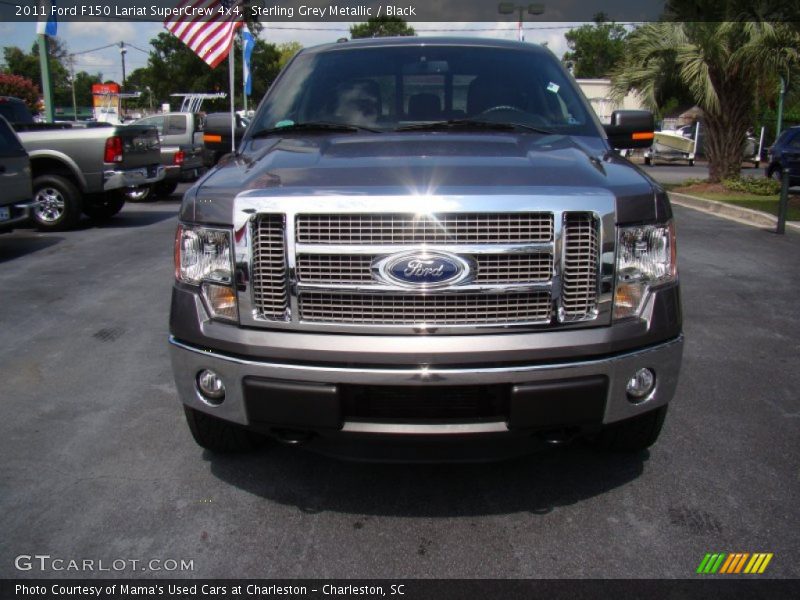 Sterling Grey Metallic / Black 2011 Ford F150 Lariat SuperCrew 4x4