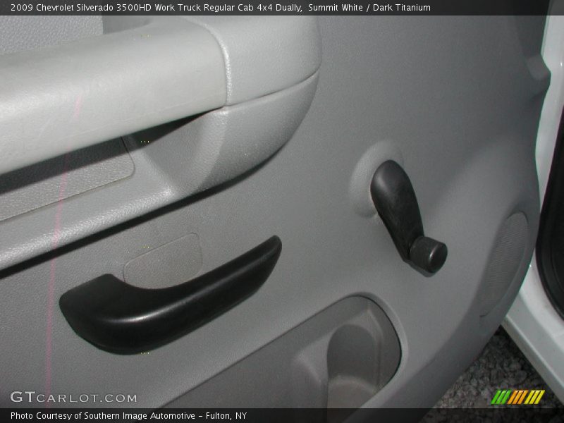 Summit White / Dark Titanium 2009 Chevrolet Silverado 3500HD Work Truck Regular Cab 4x4 Dually