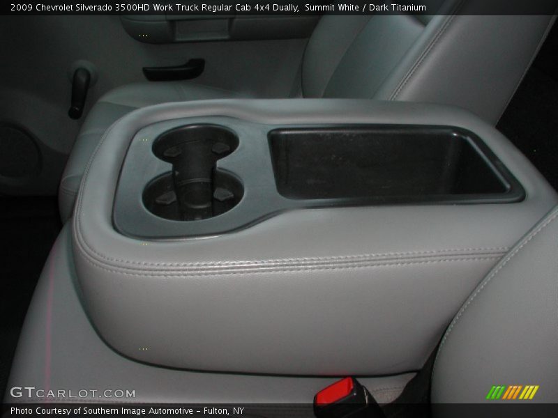 Summit White / Dark Titanium 2009 Chevrolet Silverado 3500HD Work Truck Regular Cab 4x4 Dually