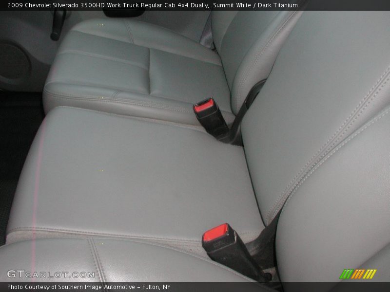 Summit White / Dark Titanium 2009 Chevrolet Silverado 3500HD Work Truck Regular Cab 4x4 Dually