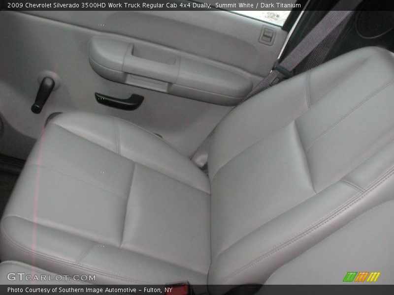 Summit White / Dark Titanium 2009 Chevrolet Silverado 3500HD Work Truck Regular Cab 4x4 Dually