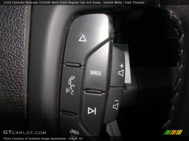 Summit White / Dark Titanium 2009 Chevrolet Silverado 3500HD Work Truck Regular Cab 4x4 Dually