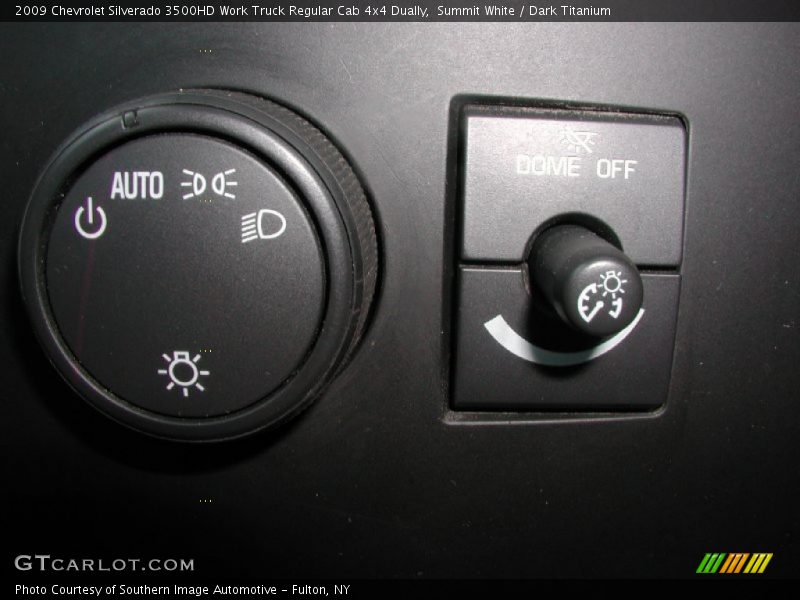 Summit White / Dark Titanium 2009 Chevrolet Silverado 3500HD Work Truck Regular Cab 4x4 Dually