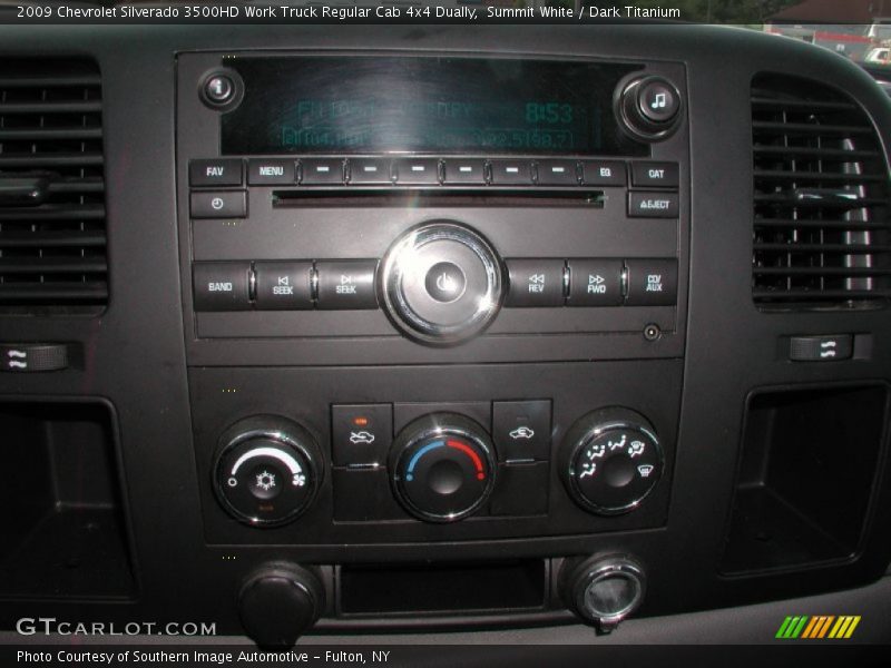 Summit White / Dark Titanium 2009 Chevrolet Silverado 3500HD Work Truck Regular Cab 4x4 Dually