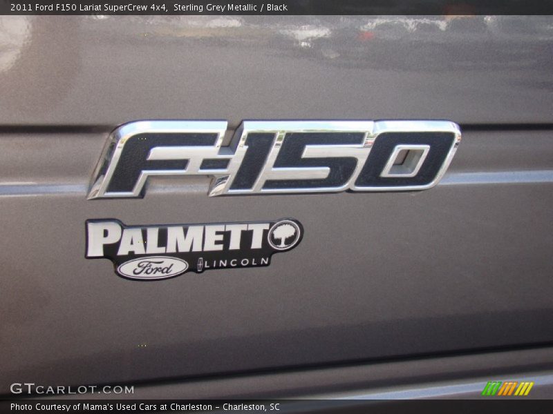 Sterling Grey Metallic / Black 2011 Ford F150 Lariat SuperCrew 4x4