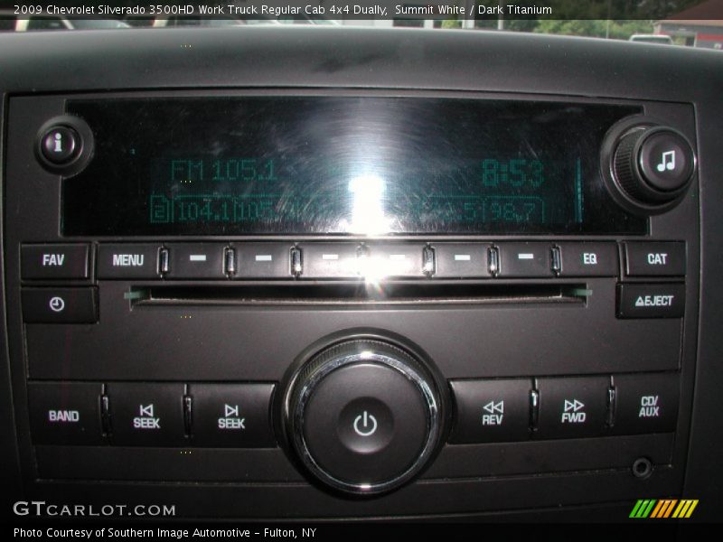 Summit White / Dark Titanium 2009 Chevrolet Silverado 3500HD Work Truck Regular Cab 4x4 Dually