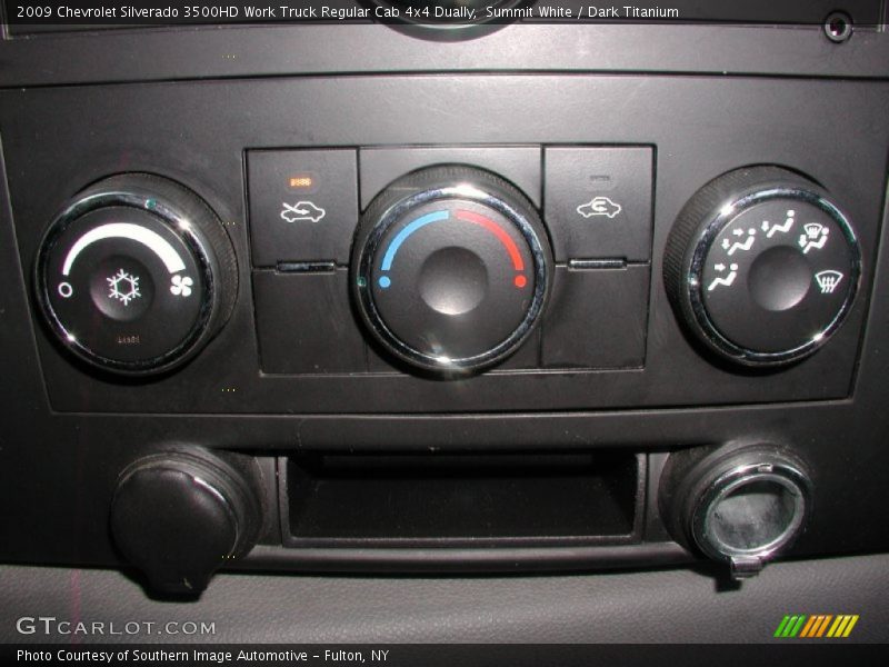 Summit White / Dark Titanium 2009 Chevrolet Silverado 3500HD Work Truck Regular Cab 4x4 Dually