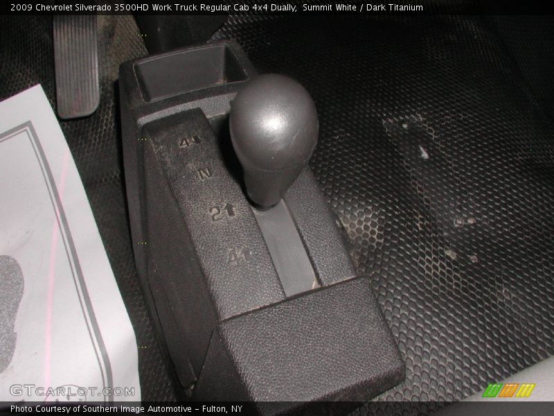 Summit White / Dark Titanium 2009 Chevrolet Silverado 3500HD Work Truck Regular Cab 4x4 Dually