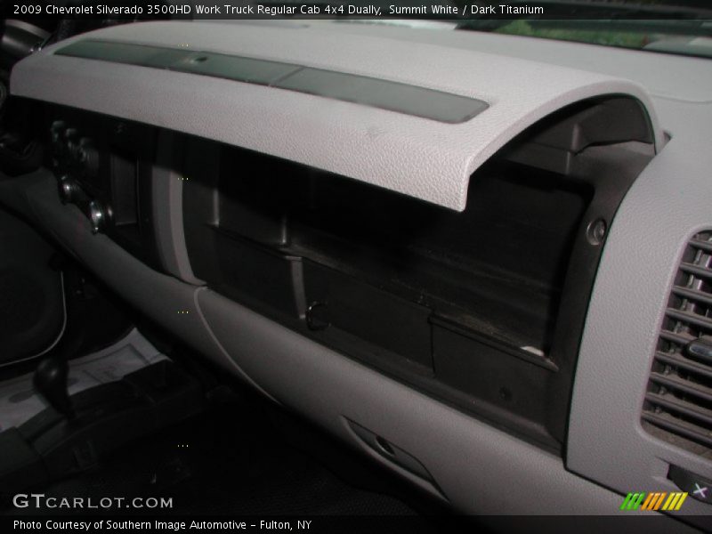 Summit White / Dark Titanium 2009 Chevrolet Silverado 3500HD Work Truck Regular Cab 4x4 Dually