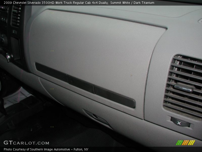 Summit White / Dark Titanium 2009 Chevrolet Silverado 3500HD Work Truck Regular Cab 4x4 Dually