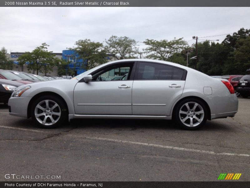 Radiant Silver Metallic / Charcoal Black 2008 Nissan Maxima 3.5 SE