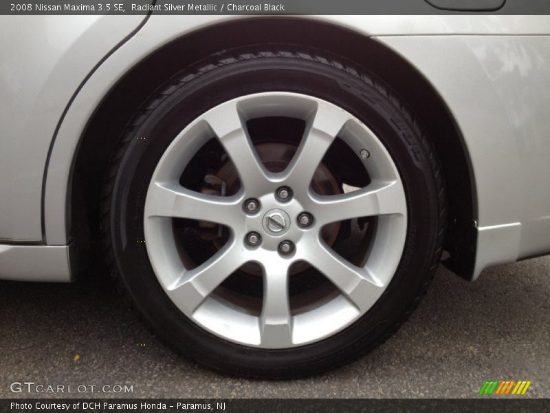 Radiant Silver Metallic / Charcoal Black 2008 Nissan Maxima 3.5 SE