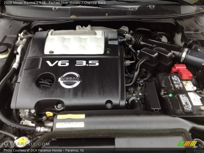 Radiant Silver Metallic / Charcoal Black 2008 Nissan Maxima 3.5 SE