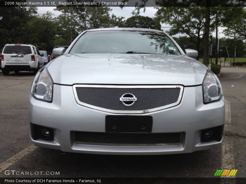 Radiant Silver Metallic / Charcoal Black 2008 Nissan Maxima 3.5 SE