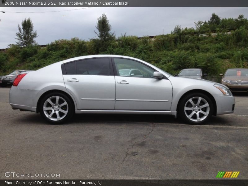 Radiant Silver Metallic / Charcoal Black 2008 Nissan Maxima 3.5 SE