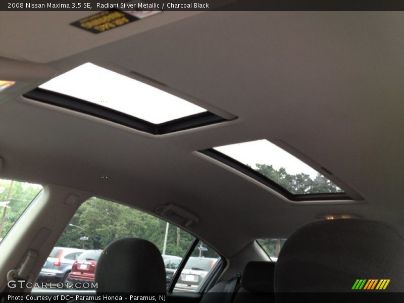 Radiant Silver Metallic / Charcoal Black 2008 Nissan Maxima 3.5 SE