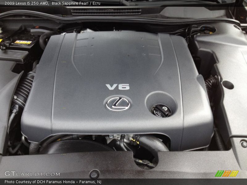 Black Sapphire Pearl / Ecru 2009 Lexus IS 250 AWD