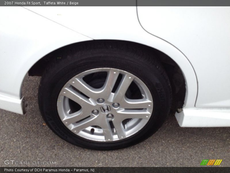 Taffeta White / Beige 2007 Honda Fit Sport