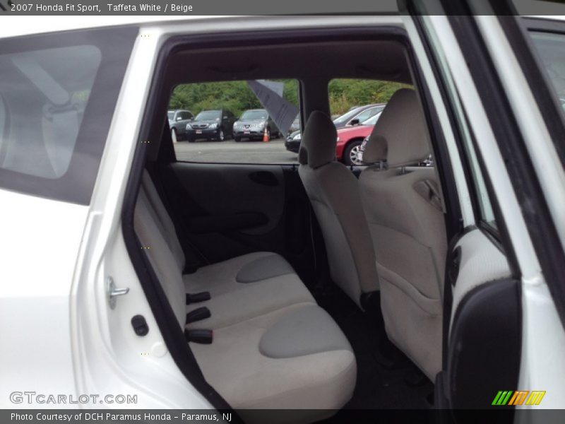Taffeta White / Beige 2007 Honda Fit Sport