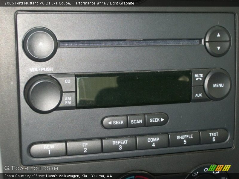 Audio System of 2006 Mustang V6 Deluxe Coupe