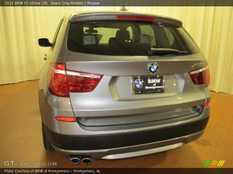 Space Gray Metallic / Mojave 2013 BMW X3 xDrive 28i