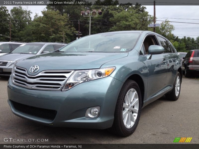 Aloe Green Metallic / Ivory 2011 Toyota Venza I4 AWD