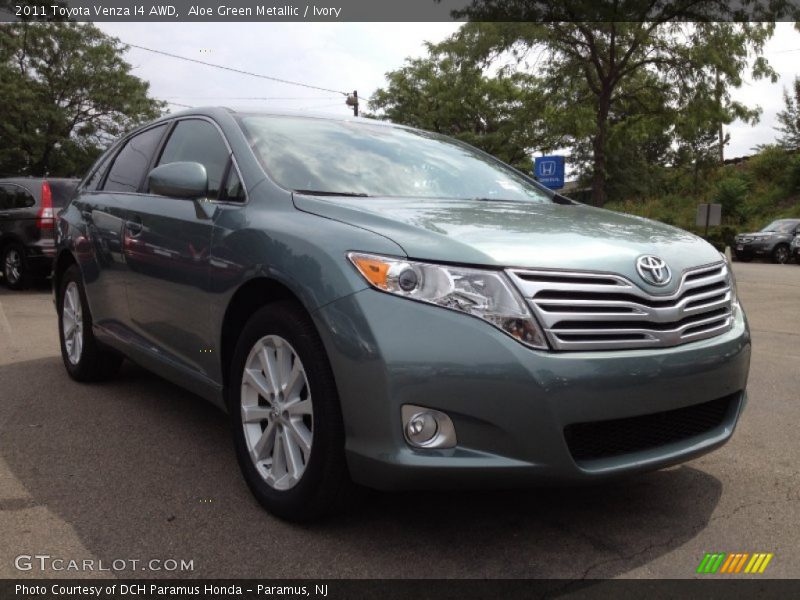 Aloe Green Metallic / Ivory 2011 Toyota Venza I4 AWD