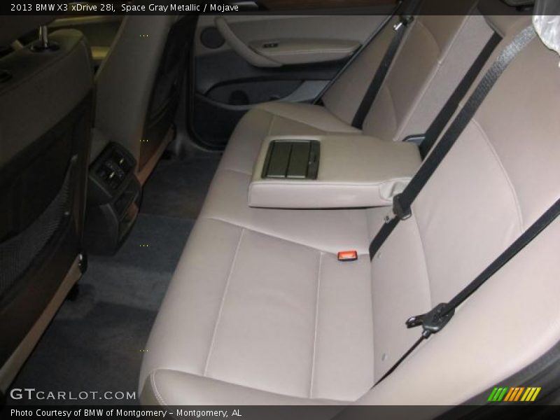 Rear Seat of 2013 X3 xDrive 28i