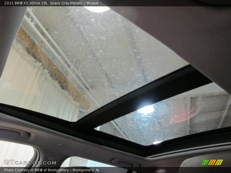 Sunroof of 2013 X3 xDrive 28i
