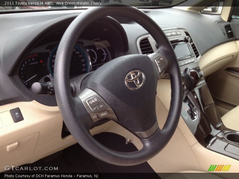 Aloe Green Metallic / Ivory 2011 Toyota Venza I4 AWD