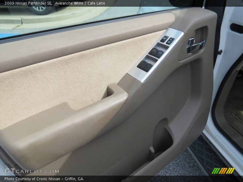 Avalanche White / Cafe Latte 2009 Nissan Pathfinder SE