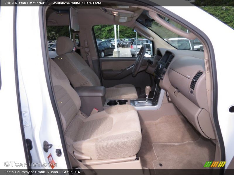 Avalanche White / Cafe Latte 2009 Nissan Pathfinder SE