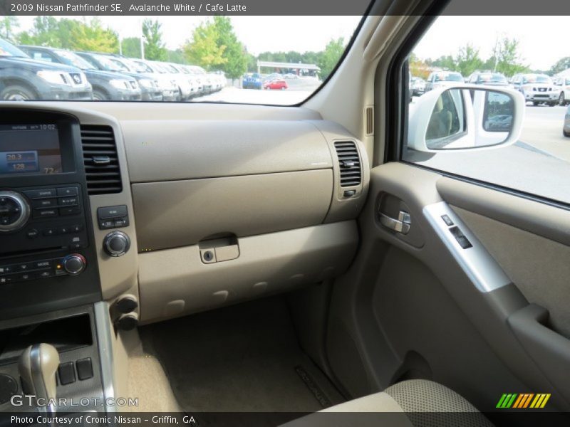 Avalanche White / Cafe Latte 2009 Nissan Pathfinder SE